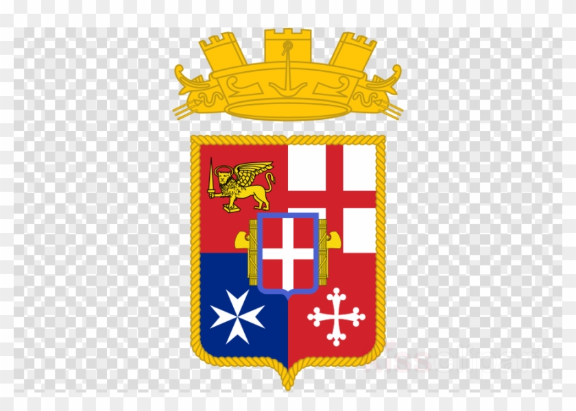 Marina Militare Logo Clipart Italy Italian Navy Regia - Escudo Bandera De Italia #1682816