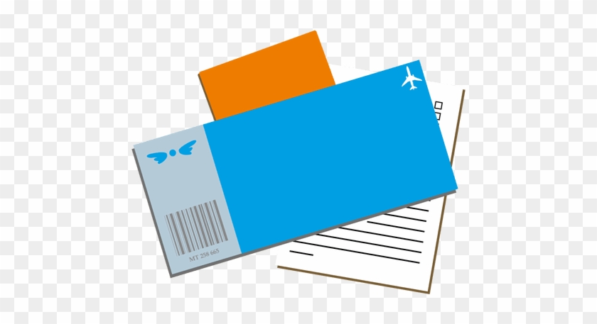 Air Boarding Passport Mockup Transparent Png Svg - Air Ticket Transparent #1682830