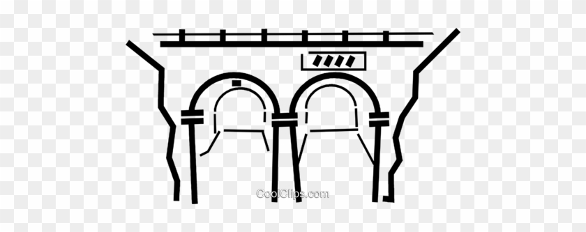 Tunnels Royalty Free Vector Clip Art Illustration - Tunnels Royalty Free Vector Clip Art Illustration #1682852