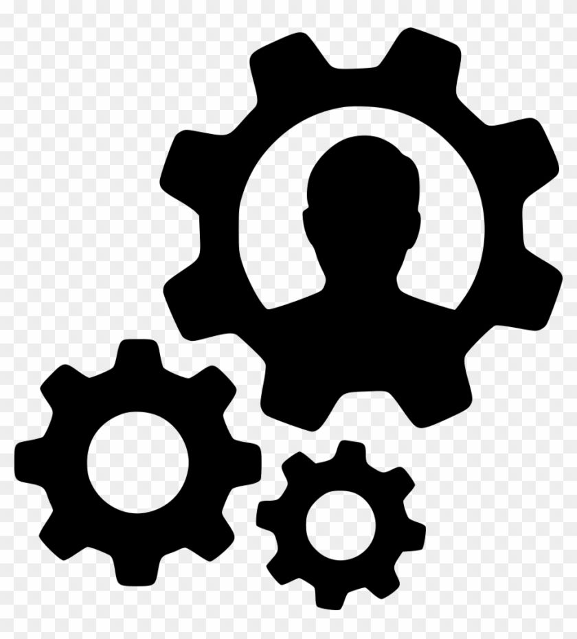 Gears User Person Cogs Settings Configure Profilesettings - Transparent Icon For Productivity #1682883