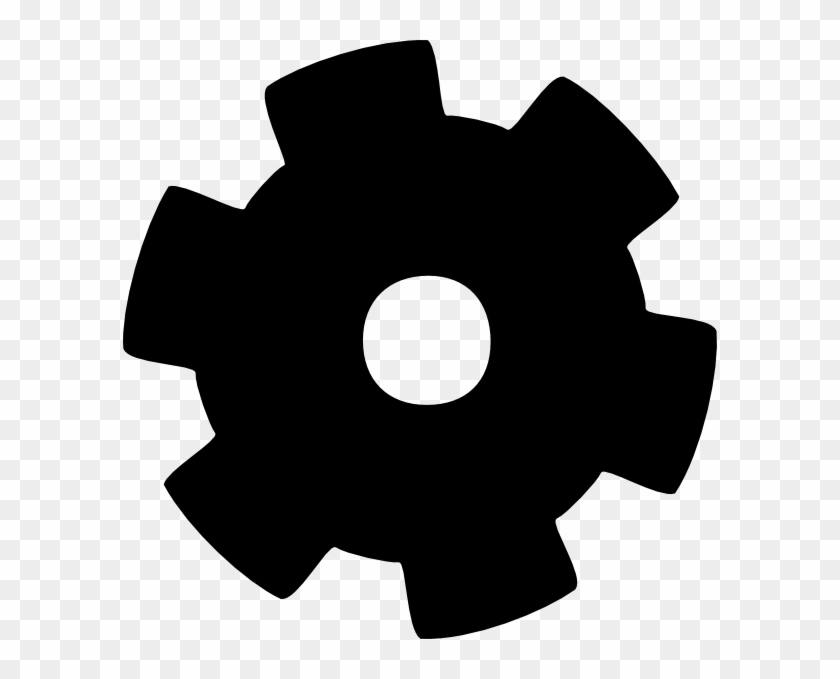 Gears Clipart 3d Gear - Gear Clipart Black And White #1682884