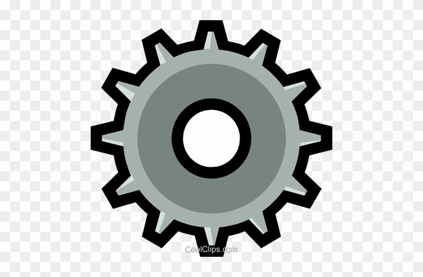 Gear Royalty Free Vector Clip Art Illustration - Gear Icon Free #1682893