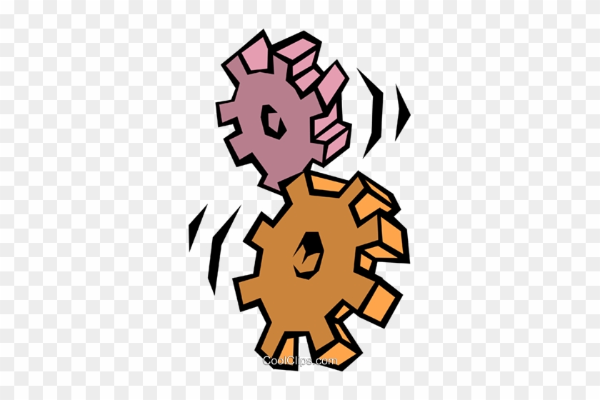 Gears Royalty Free Vector Clip Art Illustration - Ejecutable #1682920