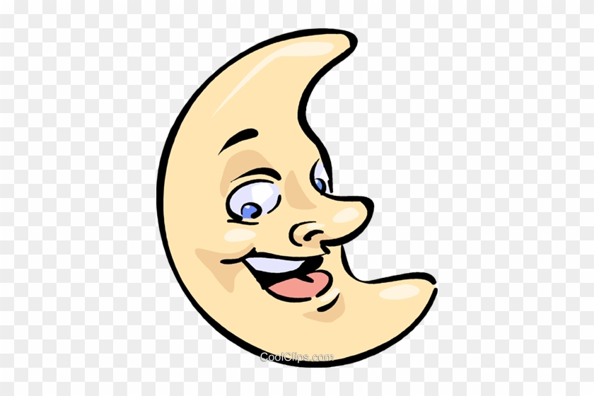 Moon Royalty Free Vector Clip Art Illustration - Moon Royalty Free Vector Clip Art Illustration #1682994