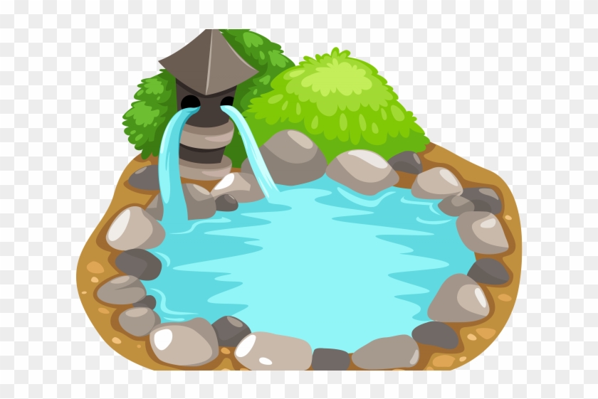 Underwater Clipart Pond - Fish Pond Clipart #1683006