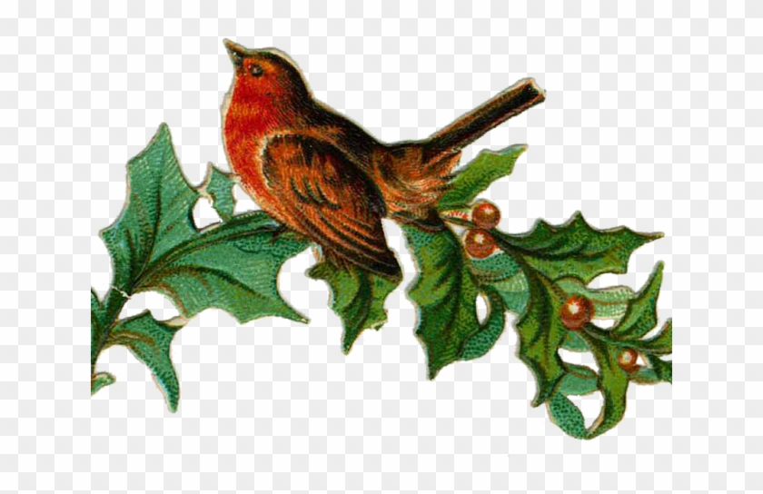 Birds Nest Clipart Christmas - Victorian Christmas Clipart #1683010