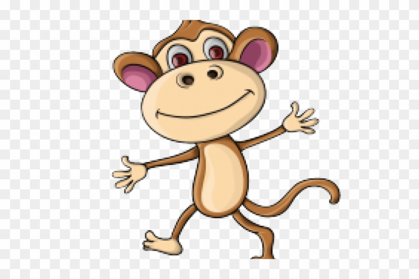 Drawn Monkey Forest Animal - Cartoon #1683037