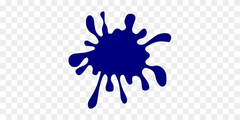 Ink, Blue, Splat, Paint, Stain, Spot - Purple Color Clipart #1683066