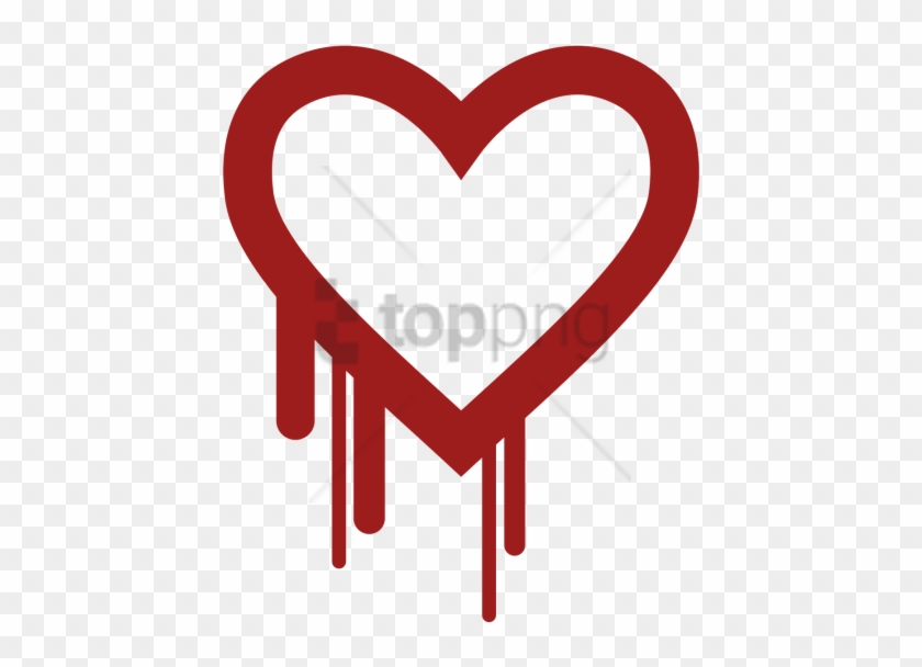 Free Png Download Heart Dripping Paint Png Images Background - Heartbleed Logo #1683072