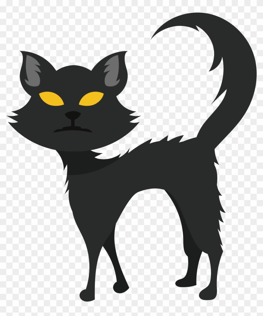 Black Cat Kitten Whiskers Domestic Short-haired Cat - Black Cat #1683183