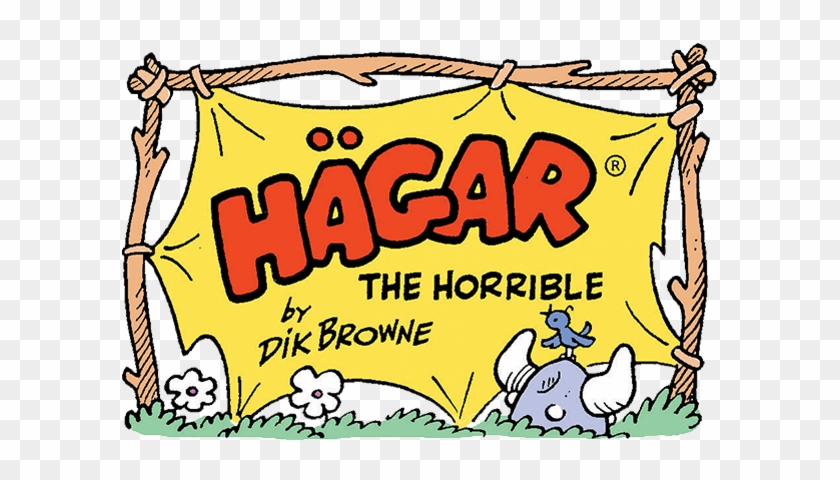 Hagar The Horrible By Dik Browne, Who Has Passed On - Hagar The Horrible Comic Logo #1683184