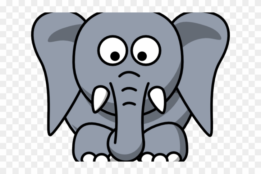 Trunk Clipart Cute Elephant Face - Elephant Face Clip Art #1683217