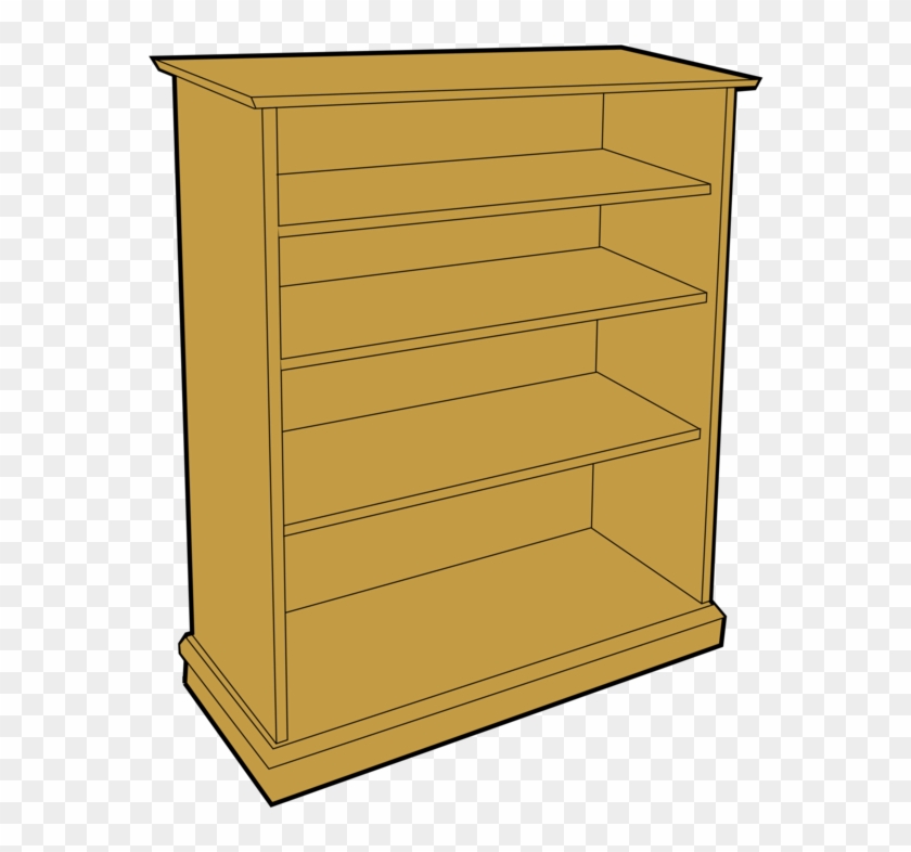 Wood Clipart Book Shelf - Shelf #1683266