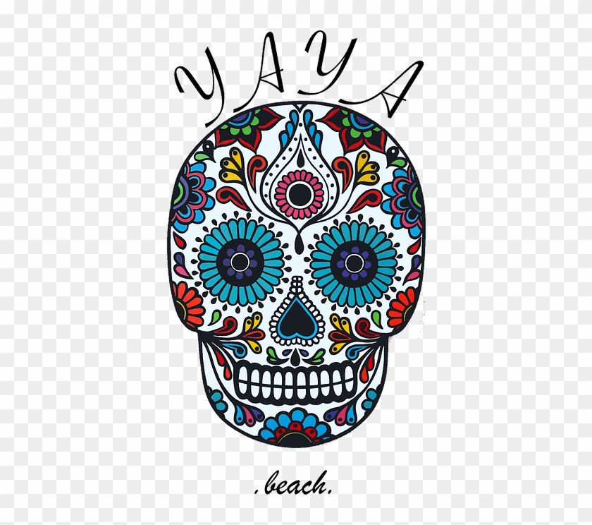 Yaya Beach - Calaveras De Madera Pintadas #1683331