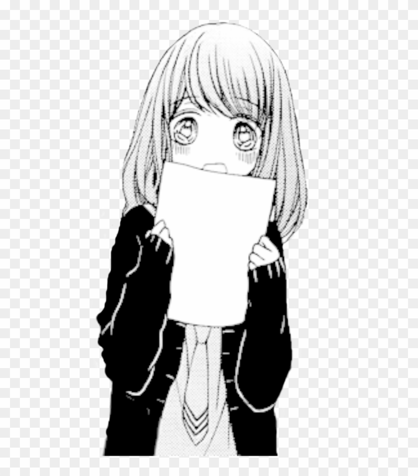 Clipart Transparent Stock Anime Render By Xdarkivyx - Anime Girl Manga Cute #1683362