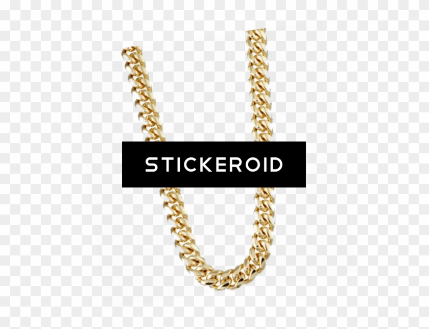 Thug Life Gold Chain - Transparent Background Gold Chain Png #1683378