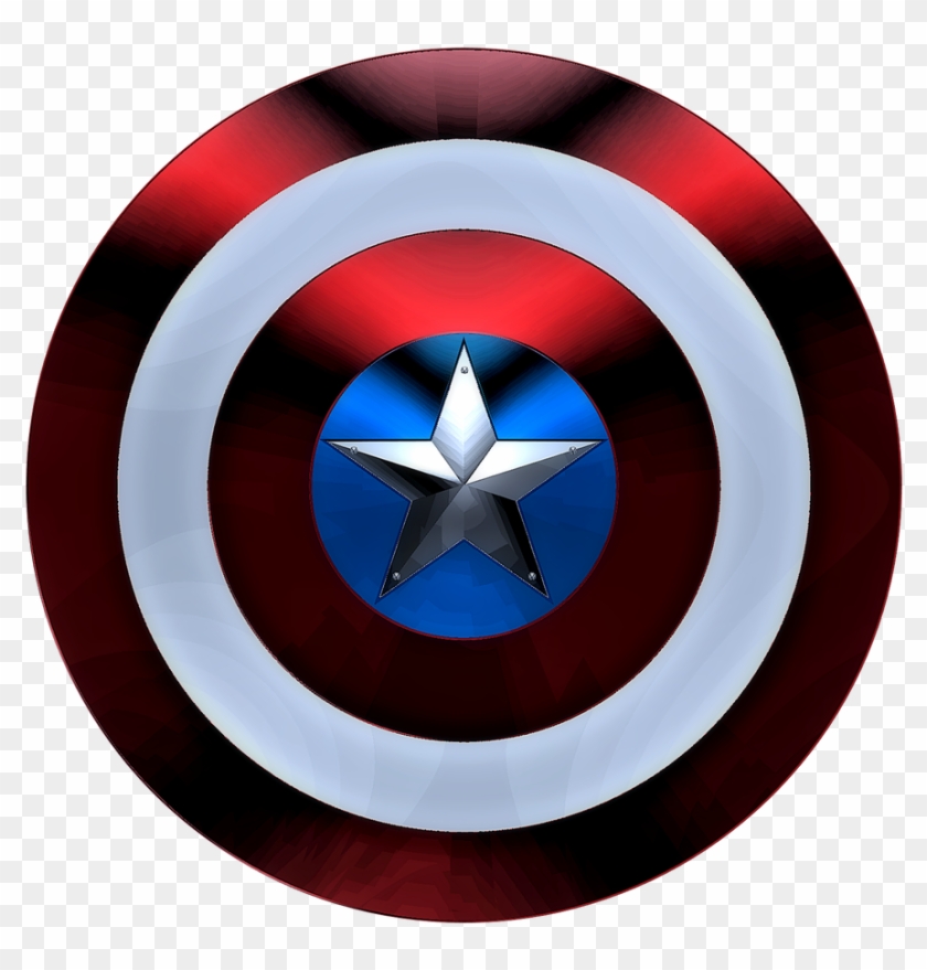 Captain America 3d Shield 00 By Kingtracy - Captain America #1683574