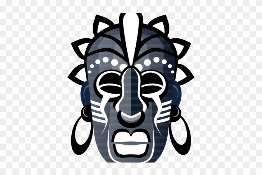 Masks Clipart Shogun - Black And White African Masks #1683587