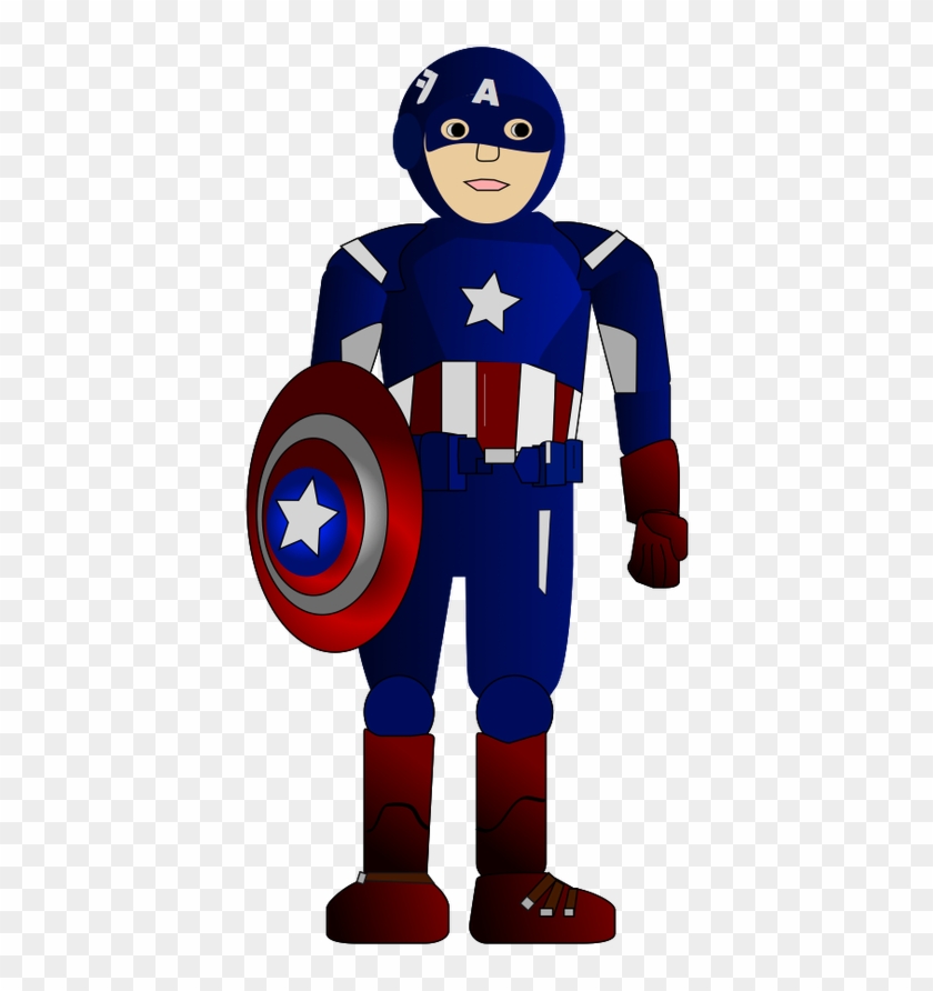 Captain America Cartoon By Wildhorsefantasy - Captain America #1683595