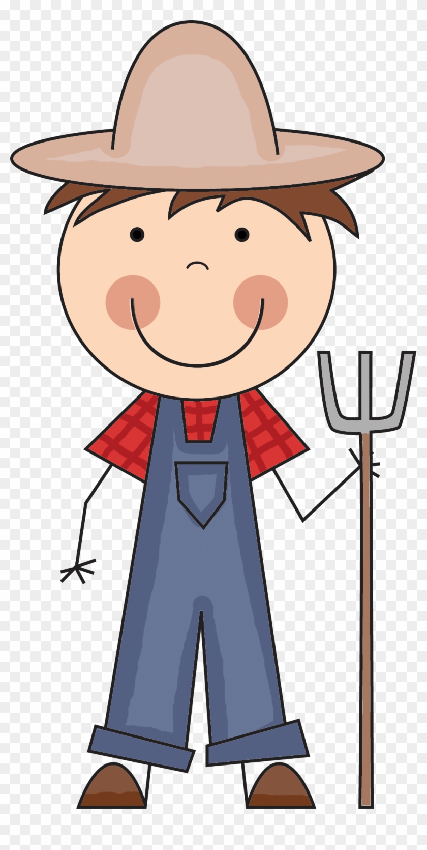 Farmer Clipart Png - Transparent Background Farmer Clipart #1683628