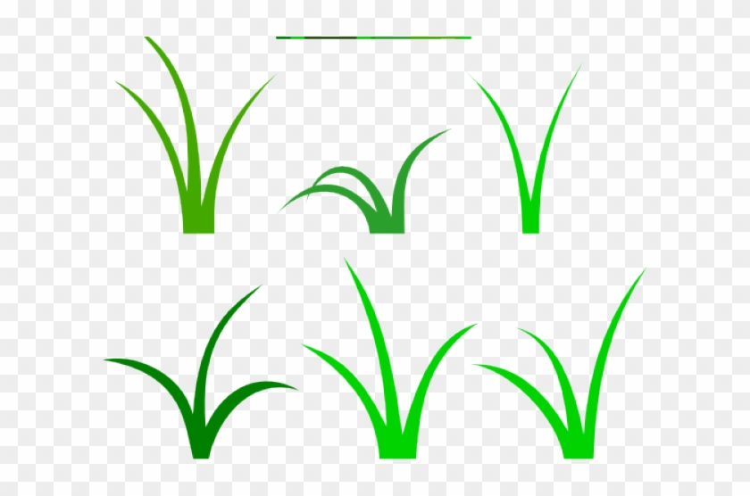 White Flower Clipart Grass - Clip Art Blades Of Grass #1683709