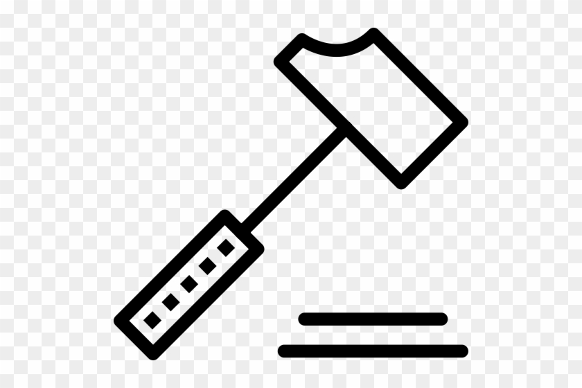 Auction, Hammer, Hammer Tool Icon - Clip Art #1683820