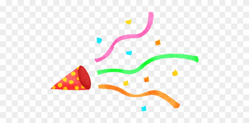 Party Popper - Cañon De Confeti Dibujo #1683852