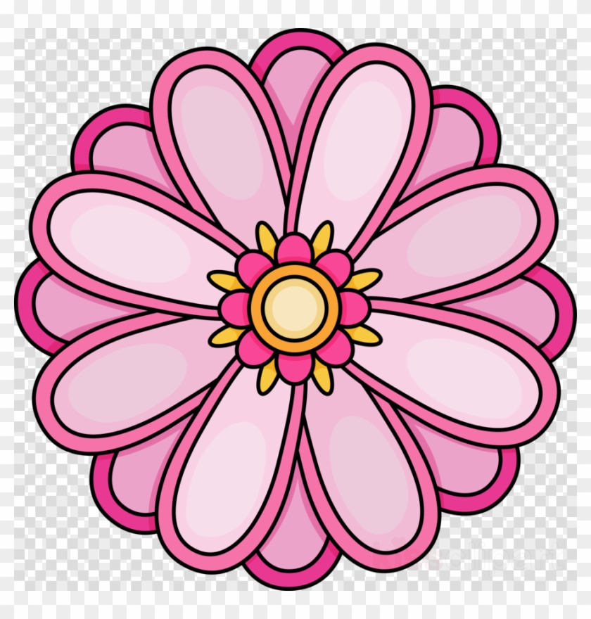 Printable Flowers In Color Clipart Coloring Book Flower - Flores Mexicanas Dibujo Png #1683867