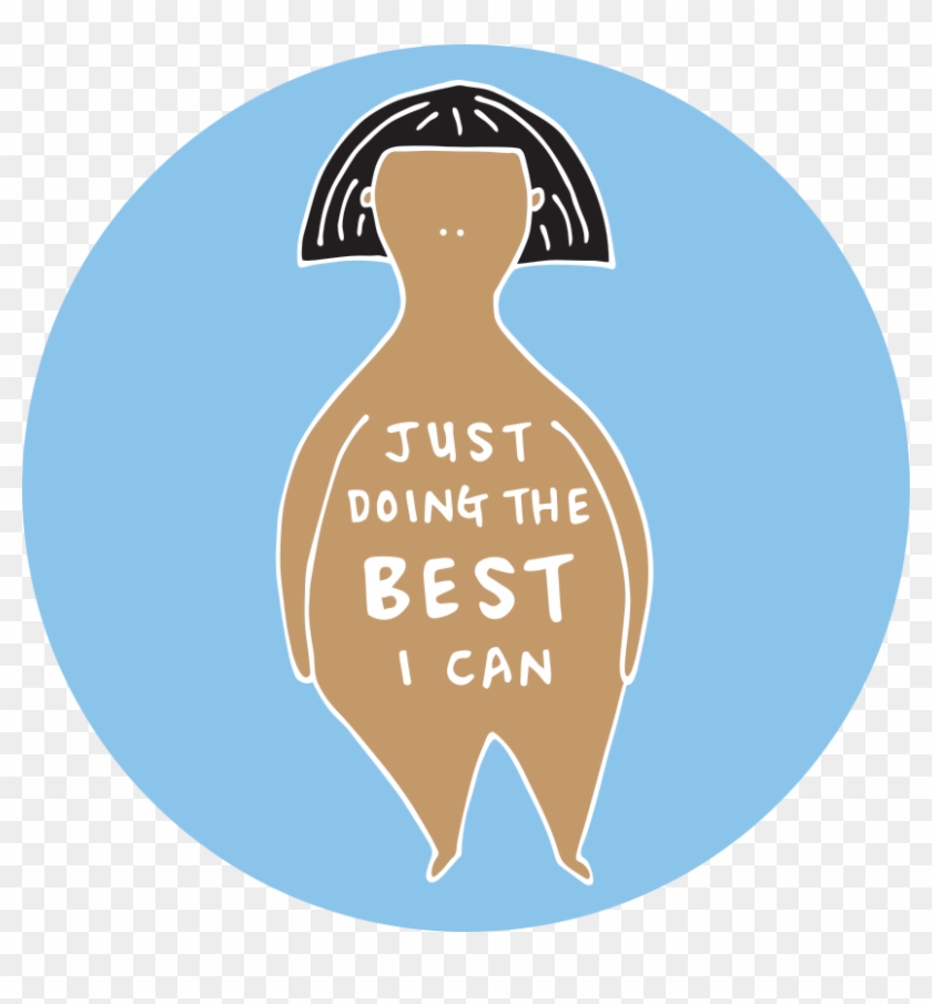Just Doing The Best I Can Sticker - Illustration #1684081