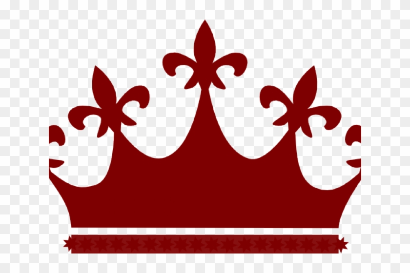 Crown Clipart Red - King Crown Png Black #1684133