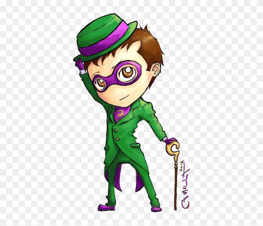 Batman Riddler Deviantart - Chibi Riddler #1684152