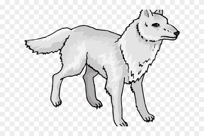 Arctic Wolf Clipart Svg - Wolf Coloring Pages #1684259