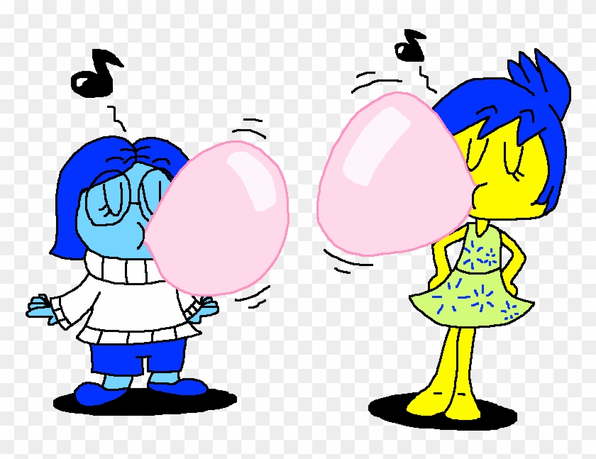 Joy And Sadness Bubble Blower By Pokegirlrules - Cartoon #1684393