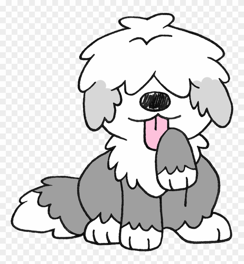 Old English Sheepdog By Alice Of Africa - Cartoon #1684394