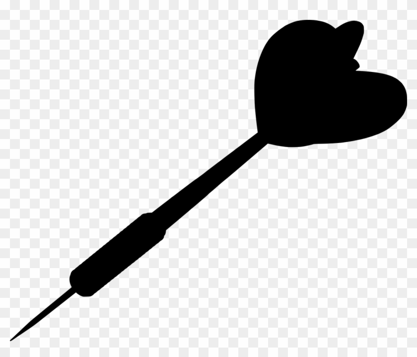 Vector Graphics,free Pictures - Darts Arrow Silhouette #1684511