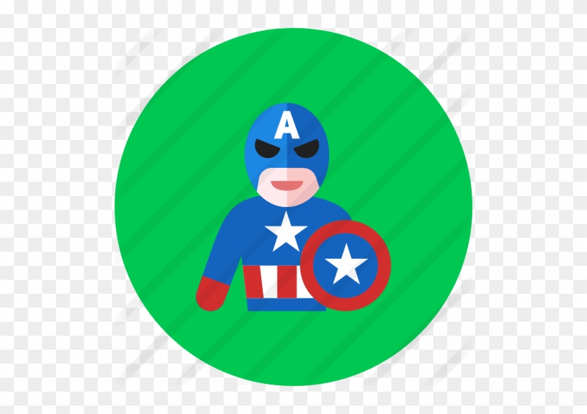 Captain America Free Icon - America Captain Icon #1684535