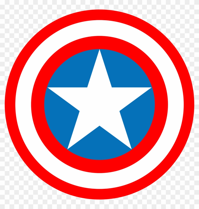 Logo,captain America,marvel,marvel Comics,free Vector - Logo Capitan America Marvel #1684537
