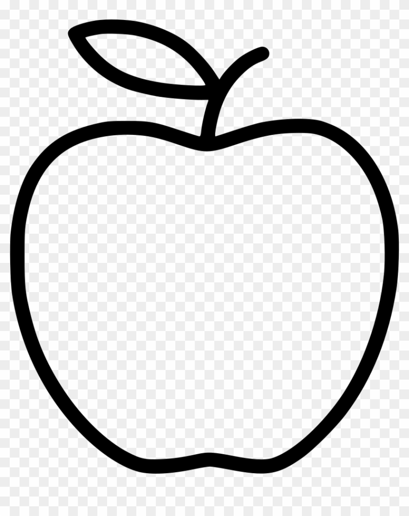 Mango Clipart Line Art - Food Outline Transparent #1684571