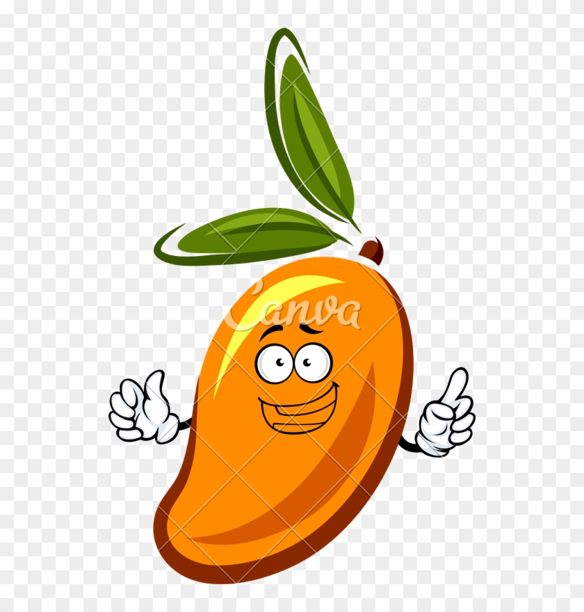 Mango Icon Art - Mango Fruit Cartoon #1684572