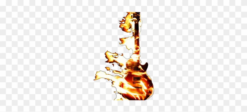 Clipart Image - Guitar With Fire Png #1684658