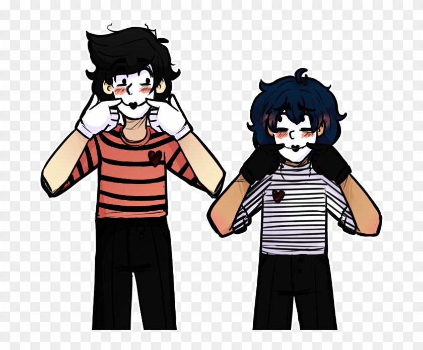 “ Mime Babes Doing Mime Babes Stuff - Cartoon #1684659