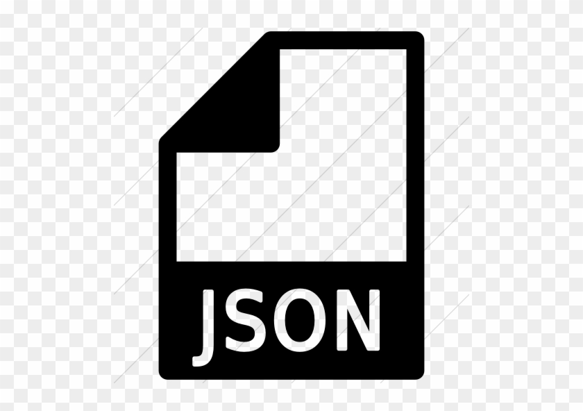 Mime Types Document Json Icon Simple Black - Json Icon Free #1684663