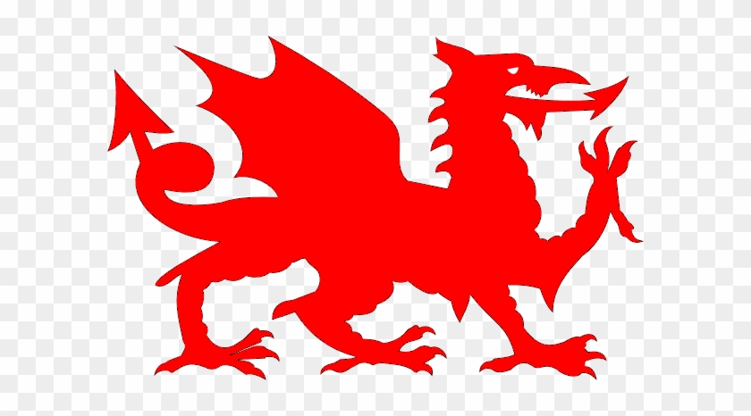 Welsh Dragon Silhouette 31 Edited - St Richard's Episcopal School #1684707