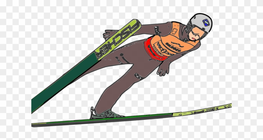 Skiing Clipart Ski Jumping - Ski Jumping Clipart #1684835