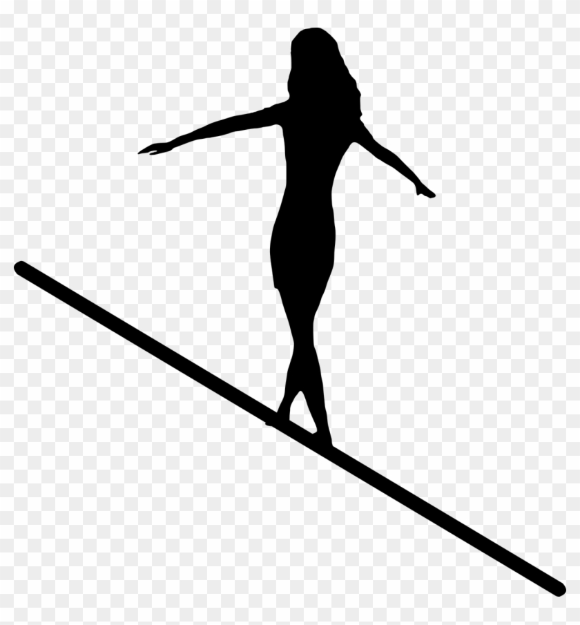 How To Stop Being The When Your - Tightrope Walker Drawing Png #1684870