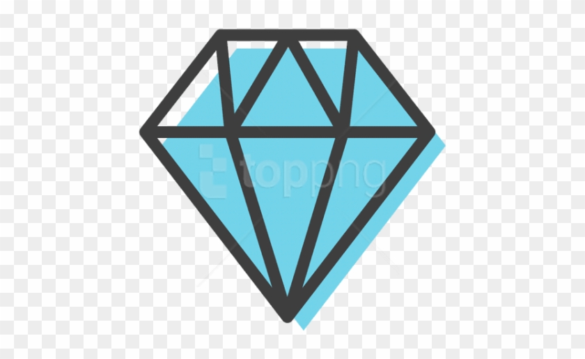 Free Png Download Brilliant Black Diamond Clipart Png - Simple Diamond Design #1685008