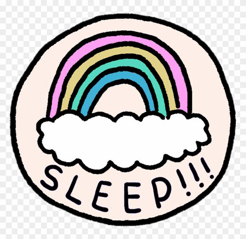 #nubes #arcoíris #sueños #kawaii #dream #sleep #dormir - Imagenes De Stickers #1685119