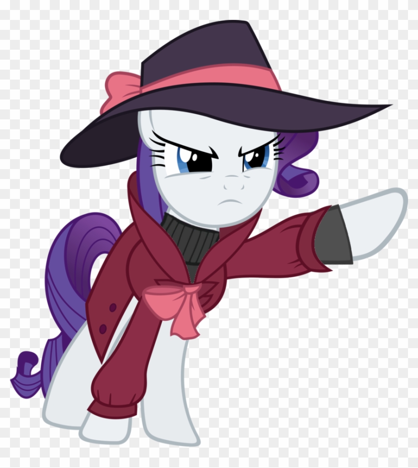 Beatnik Rarity, Clothes, Combined, Combo, Detective - Mylittlepony #1685285