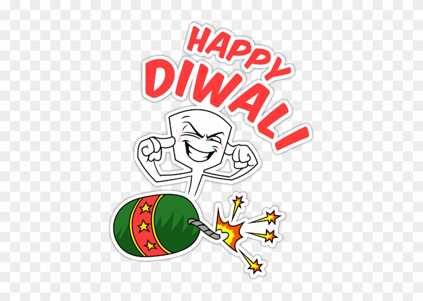 Dancing Clipart Diwali - Diwali Stickers In Whatsapp #1685408