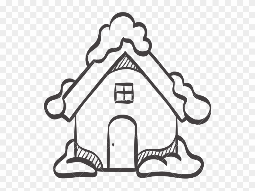 Daxue Winter House Transprent - Snow House Clip Art #1685584